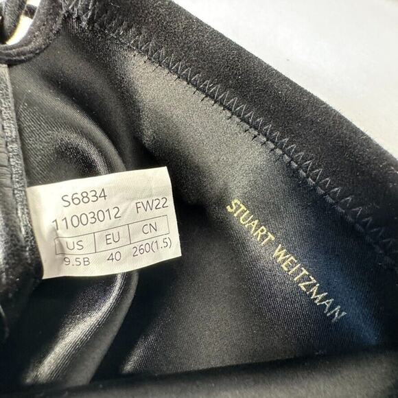 Stuart Weitzman Highland Boots Over Knee Size 9.5 Black Suede Leather MSRP $950 - Picture 8 of 11